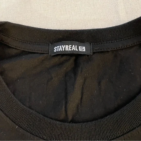 Cute Stay Real Snoopy Outer Space Moon T-Shirt Size Small GUC - Picture 5 of 6